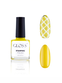 Лак для стемпинга GLOSS Stamping polish 06, желтый Лак для стемпінгу GLOSS COMPANY модель 4823271409725 Фото