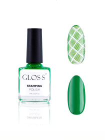Лак для стемпинга GLOSS Stamping polish 09, зеленый Лак для стемпінгу GLOSS COMPANY модель 4823271409756 Фото