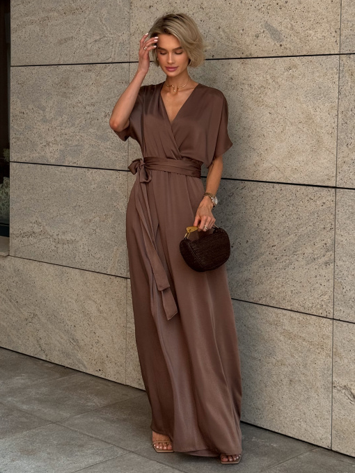 Платья Jadone Fashion модель Rosalia_dress_chocolate Фото