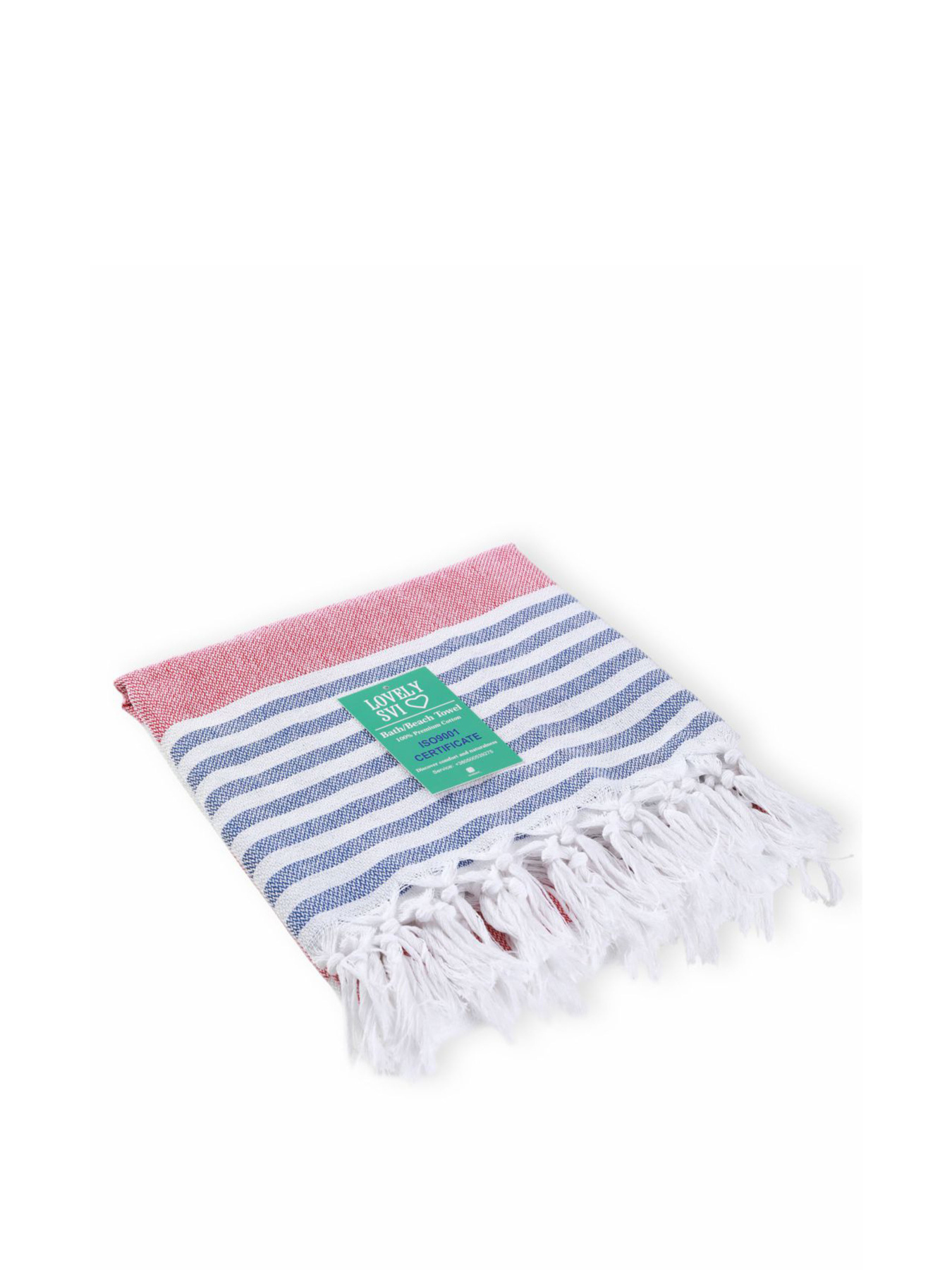 Полотенце пештемаль хлопковое для ванной, отелей, SPA, саун, бани - XХL Red/Blue Stripes Lovely Svi модель 9032025 Полотенце пештемаль хлопковое для ванной, отелей, SPA, саун, бани - XХL Red/Blue Stripes Lovely Svi модель 9032025 Фото