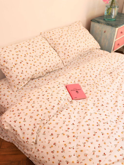 Комплект постільної білизни з тканини ранфорс pretty flowers BedclozZzes модель 12122 Фото