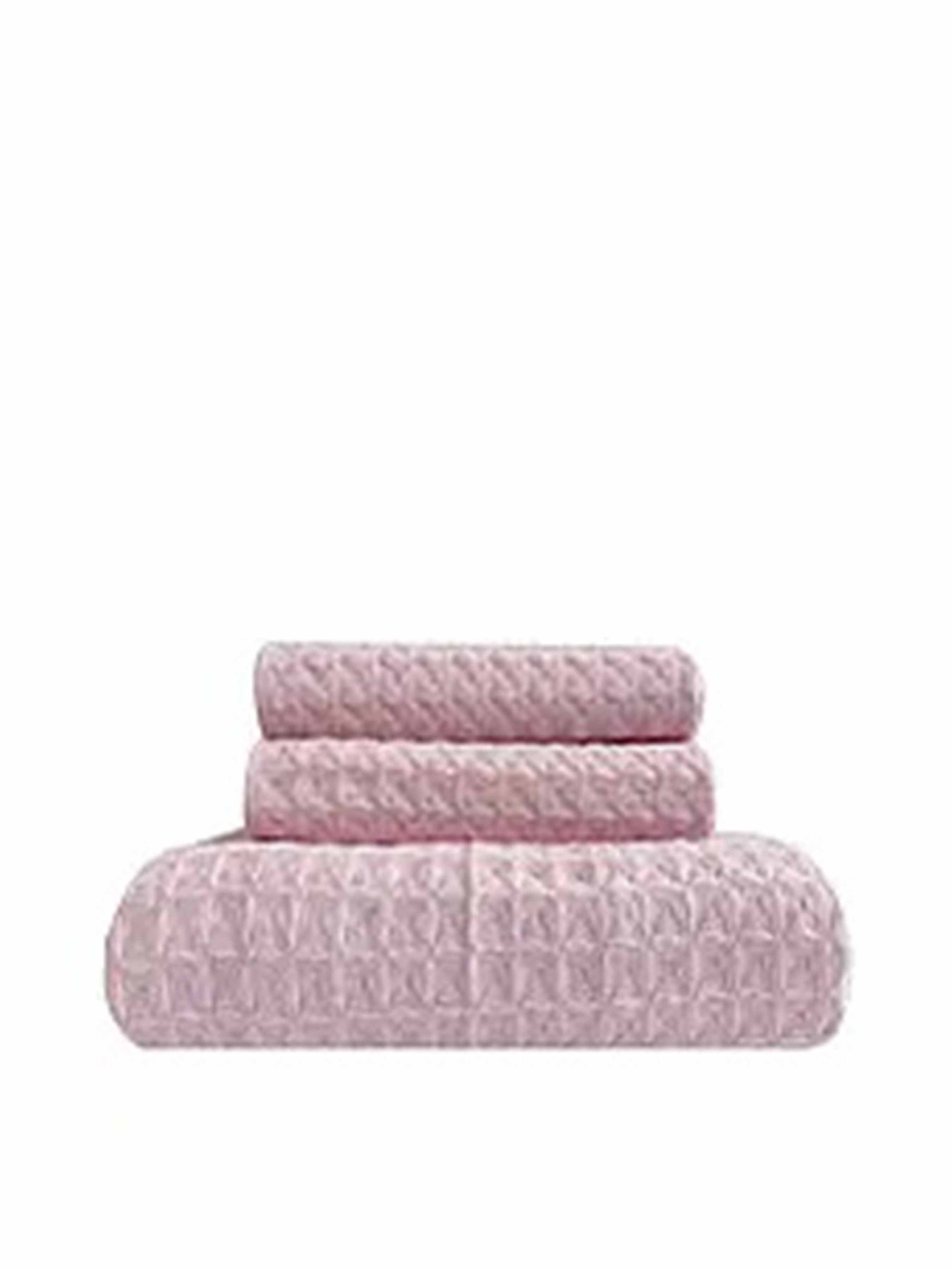 Набор 3 вафельных полотенца для ванной, отелей, SPA, саун, кухні - Розовый Lovely Svi модель 110825 Набор 3 вафельных полотенца для ванной, отелей, SPA, саун, кухні - Розовый Lovely Svi модель 110825 Фото