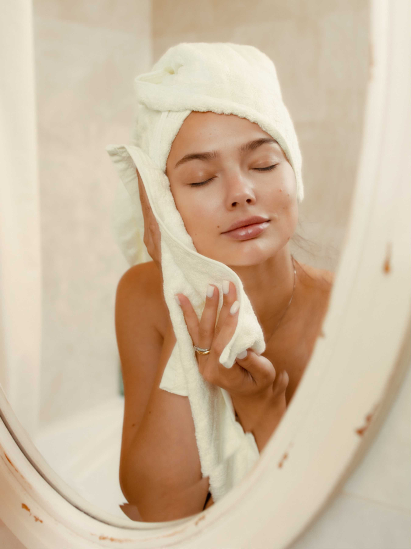 Набор 3 бамбук / хлопок полотенец для ванной, отелей, SPA, саун Бежевый Lovely Svi модель 701401 Набор 3 бамбук / хлопок полотенец для ванной, отелей, SPA, саун Бежевый Lovely Svi модель 701401 Фото