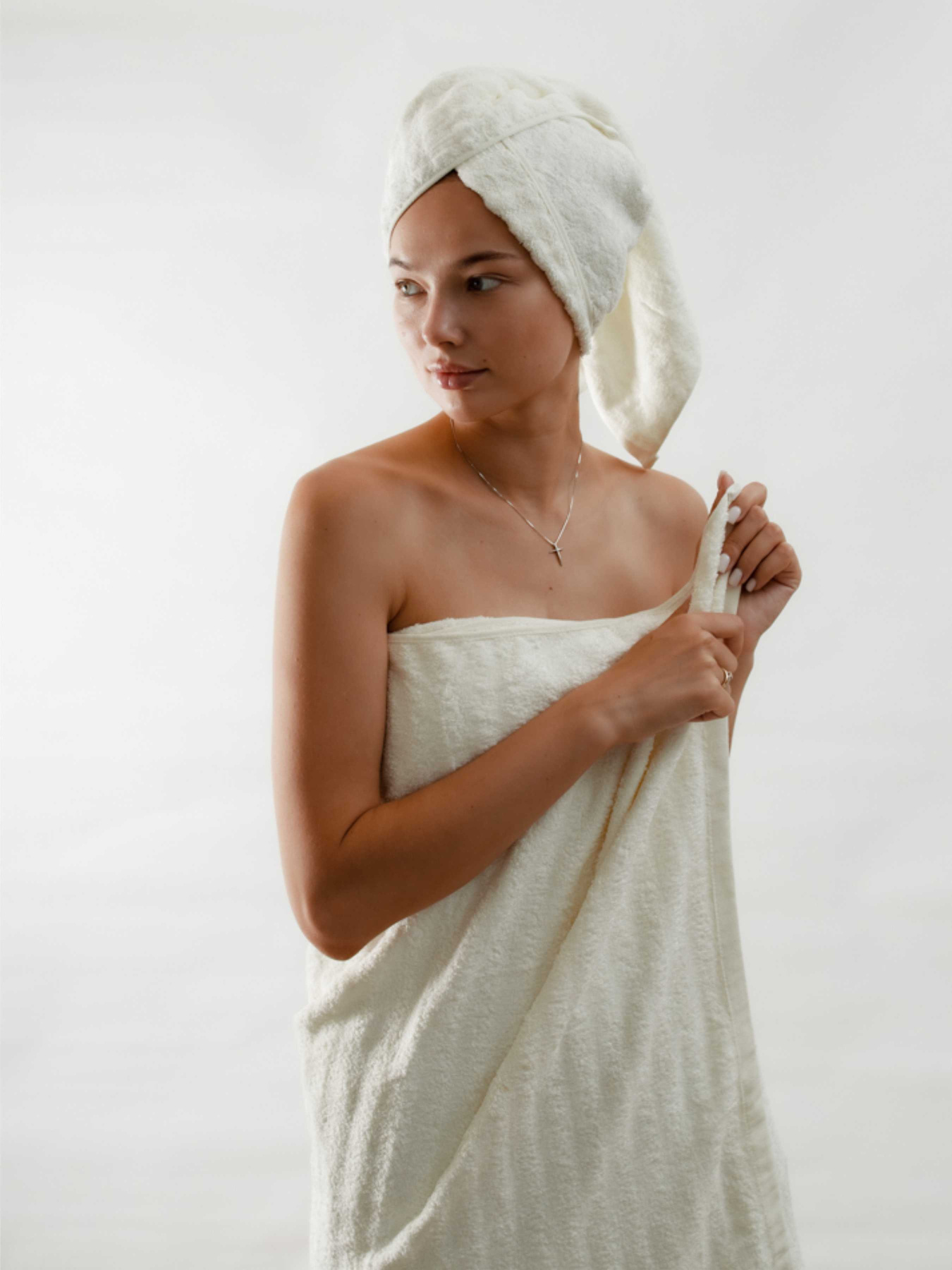 Набор 3 бамбук / хлопок полотенец для ванной, отелей, SPA, саун Бежевый Lovely Svi модель 701401 Набор 3 бамбук / хлопок полотенец для ванной, отелей, SPA, саун Бежевый Lovely Svi модель 701401 Фото