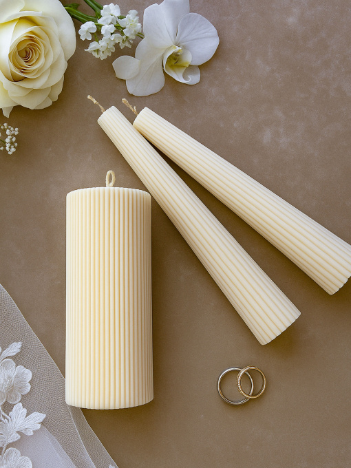 Набір сімейне вогнище «Сила єднання», з натурального соєвого воску Candle Design модель 200.0105 Фото