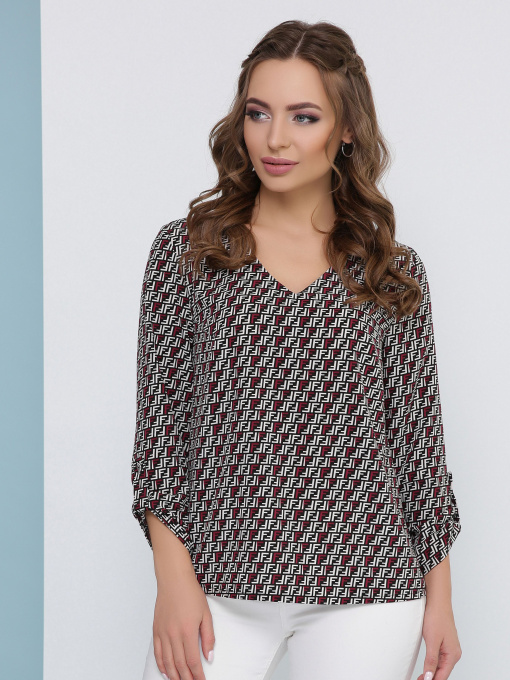 Сорочки MarSe модель marse-bluza-1819-bordovj Фото