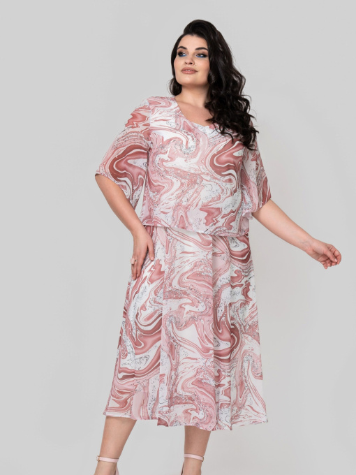 Сукні All Posa модель ap101866p-koral Фото
