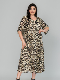 Сукні All Posa модель ap101866p-leopard Фото