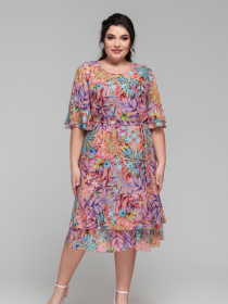 Сукні All Posa модель ap101842p-persik Фото
