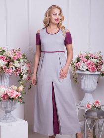 Платья All Posa модель ap4785p-srij-smuzhka Фото