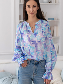 Сорочки RiMari модель 0324-blakitnij-print Фото