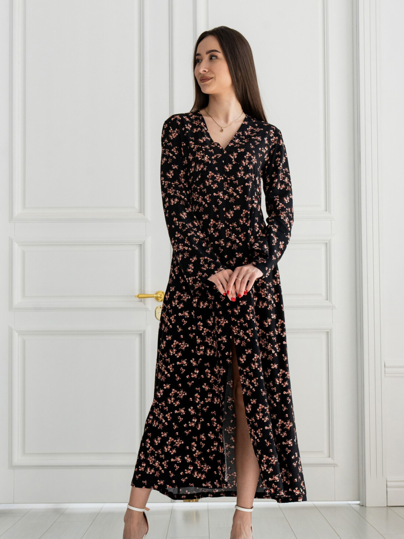 Сукні RiMari модель 2121-chornij-print Сукні RiMari модель 2121-chornij-print Фото