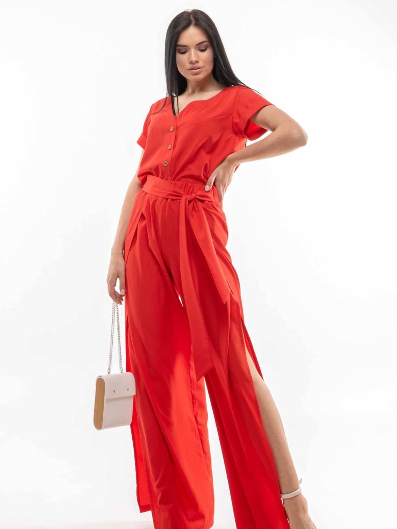 Штани RiMari модель 0521-chervonij Штани RiMari модель 0521-chervonij Фото