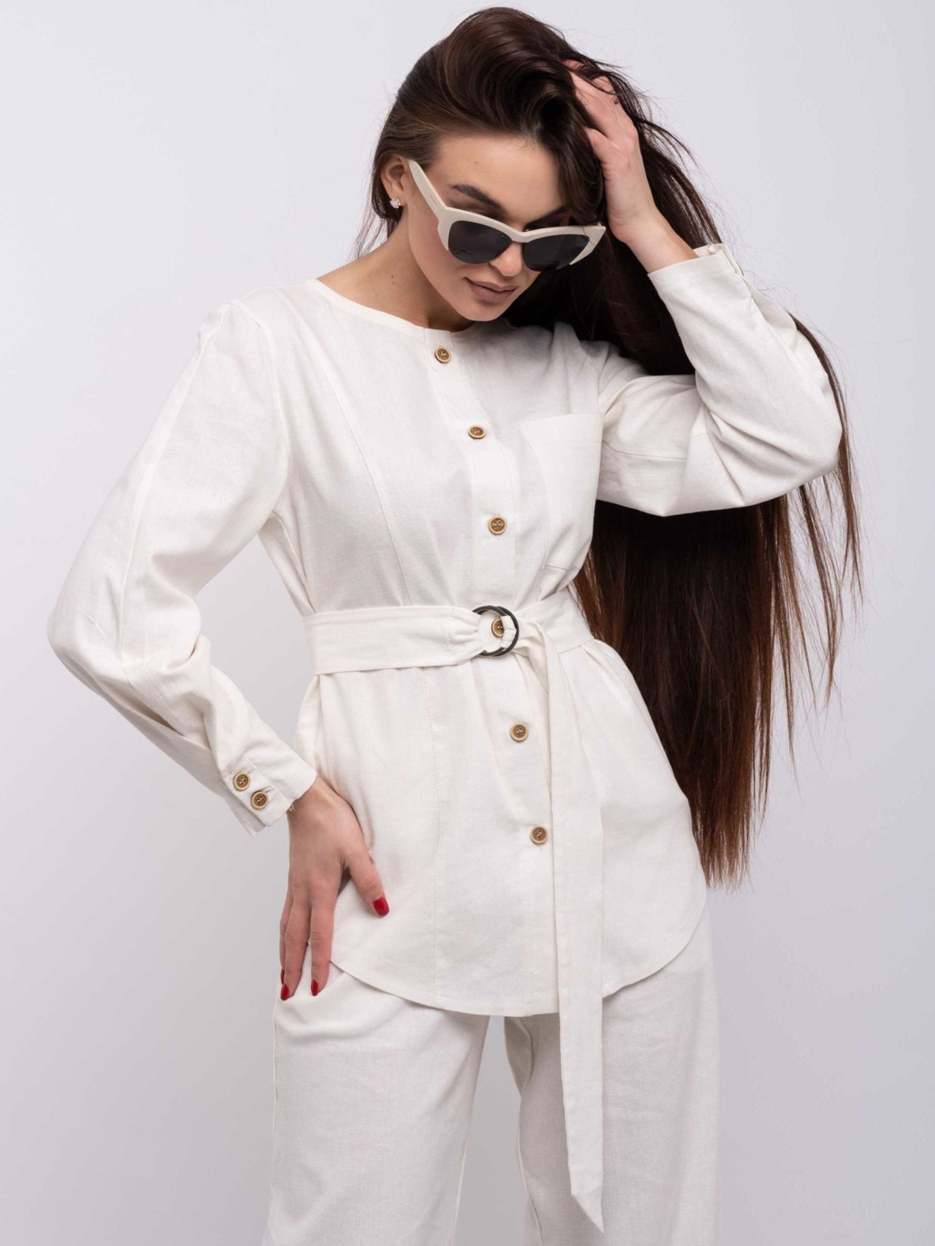 Рубашки RiMari модель 0120-moloko Рубашки RiMari модель 0120-moloko Фото