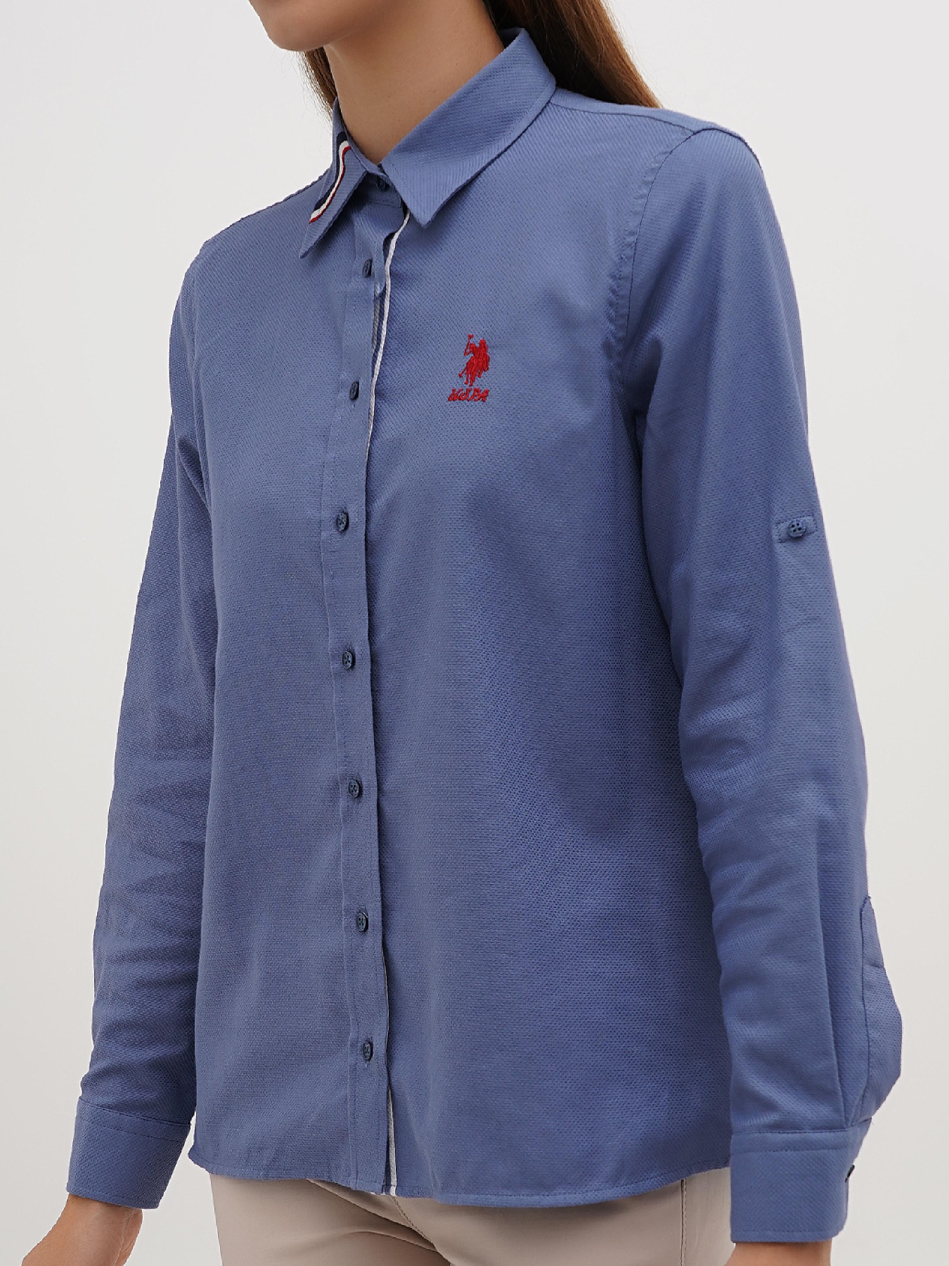 Рубашки US Polo модель USPAINT.1578921.VR003 Фото
