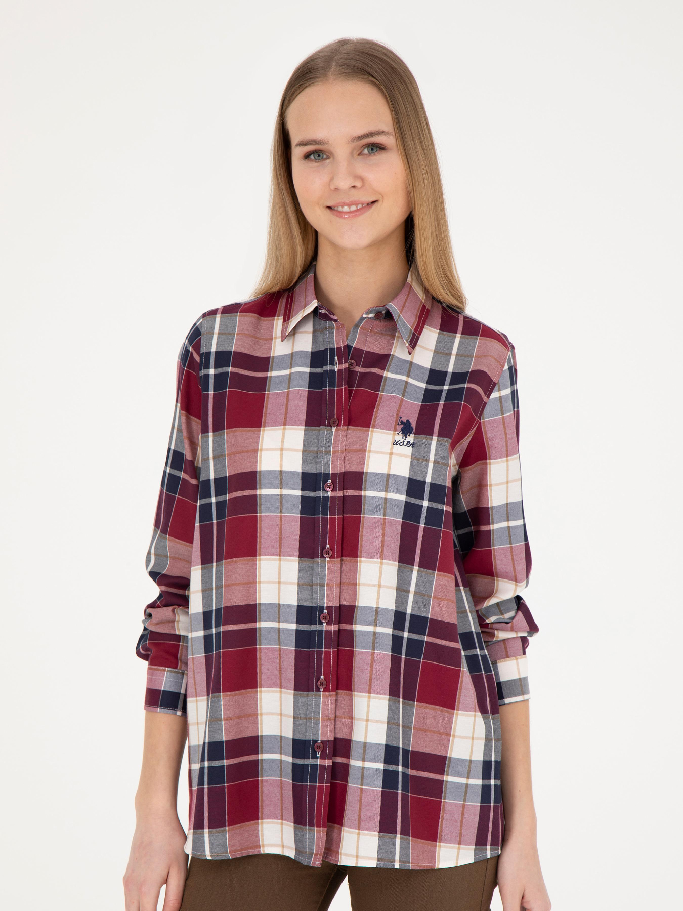 Рубашки US Polo модель G082SZ004.000.1758062.VR014 Фото