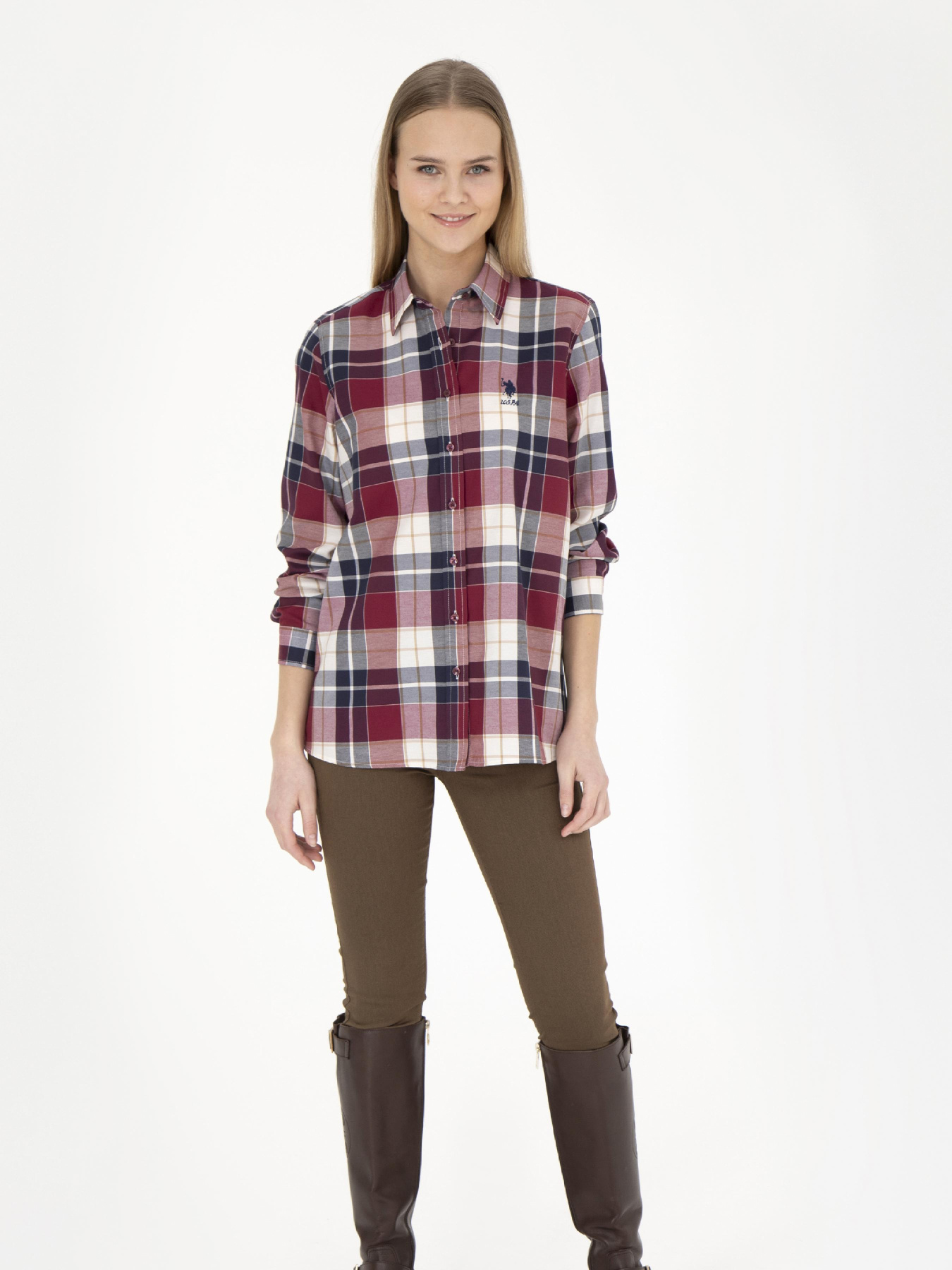 Рубашки US Polo модель G082SZ004.000.1758062.VR014 Фото