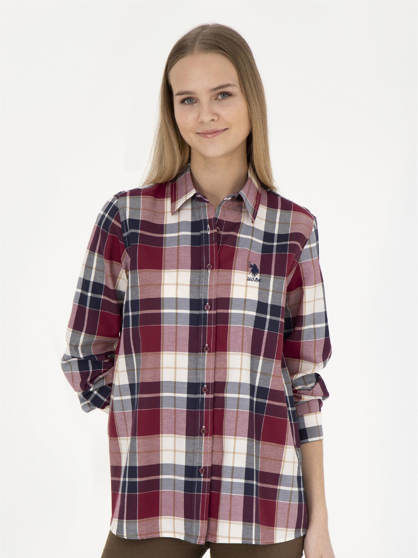 Рубашки US Polo модель G082SZ004.000.1758062.VR014 Фото