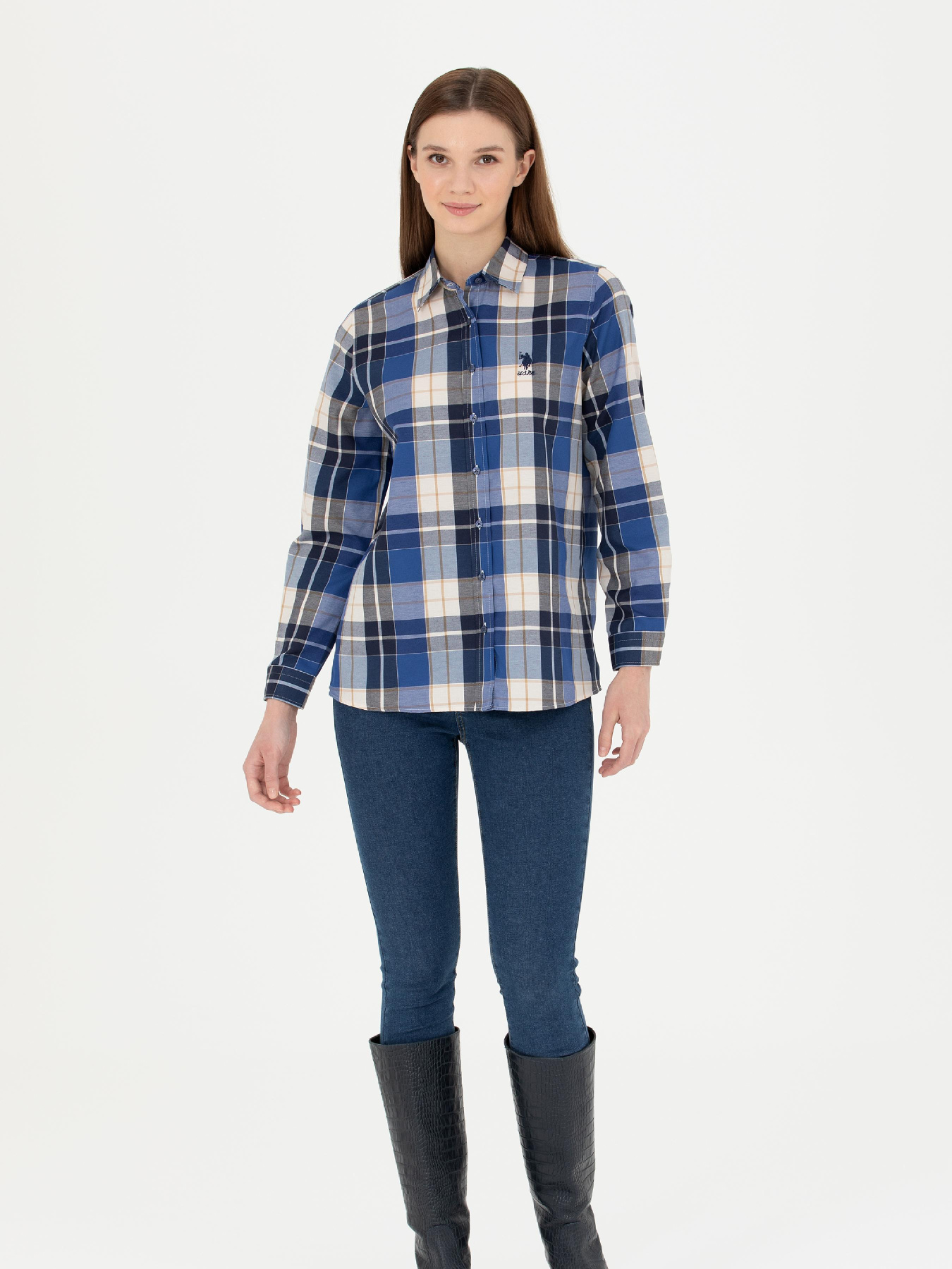 Рубашки US Polo модель G082SZ004.000.1758062.VR033 Фото