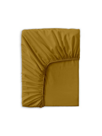 Простынь на резинке сатин CURCUMA Cosas модель 23Satin_Curcuma_60x120x12 Фото