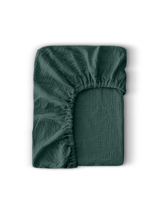 Простынь на резинке муслин PINE Cosas модель 41MuslinFourLayer_Pine_60x120x12 Фото
