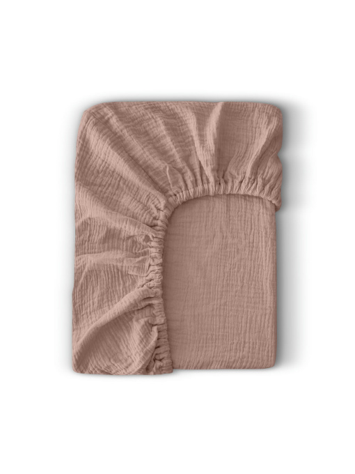 Простирадло на резинці муслін RUM Cosas модель 45MuslinFourLayer_Rum_60x120x12 Фото