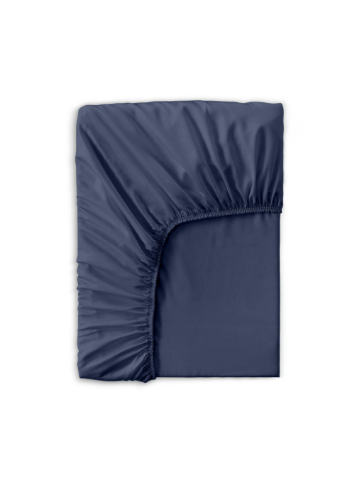 Простынь на резинке сатин INDIGO Cosas модель 65Satin_Indigo_60x120x12 Фото