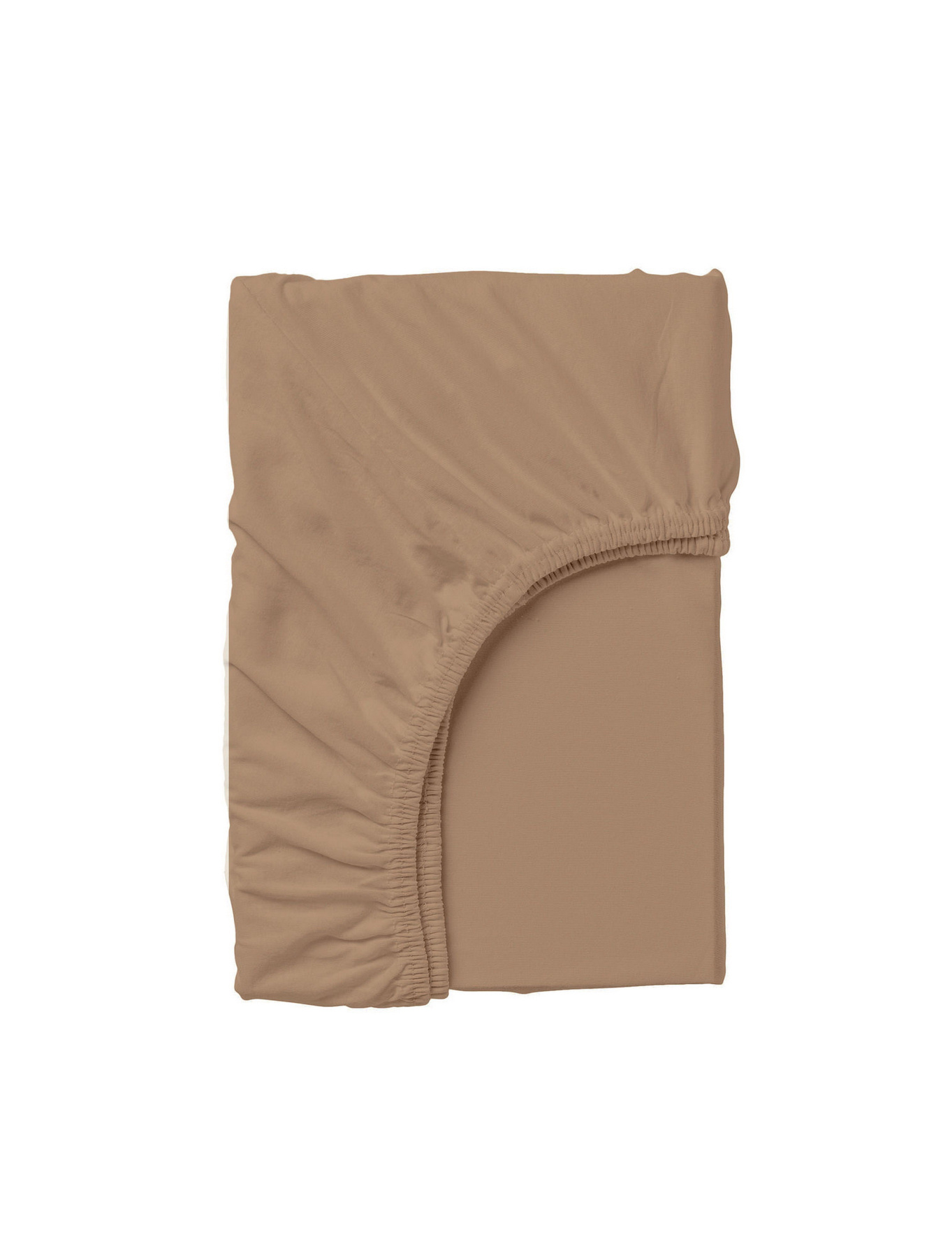 Простынь на резинке ранфорс RUM Cosas модель Brown14_120x200x20 Фото