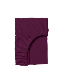 Простынь на резинке ранфорс PLUM Cosas модель CherryDark77_120x200x20 Фото