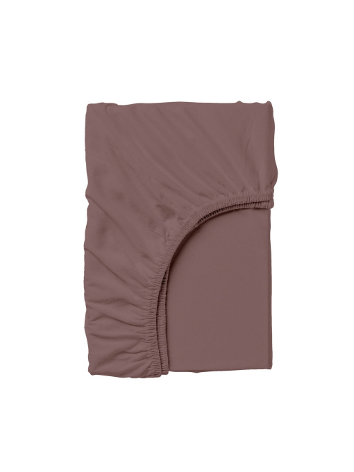 Простынь на резинке ранфорс MOUSSE Cosas модель Chocolate100_120x200x20 Фото