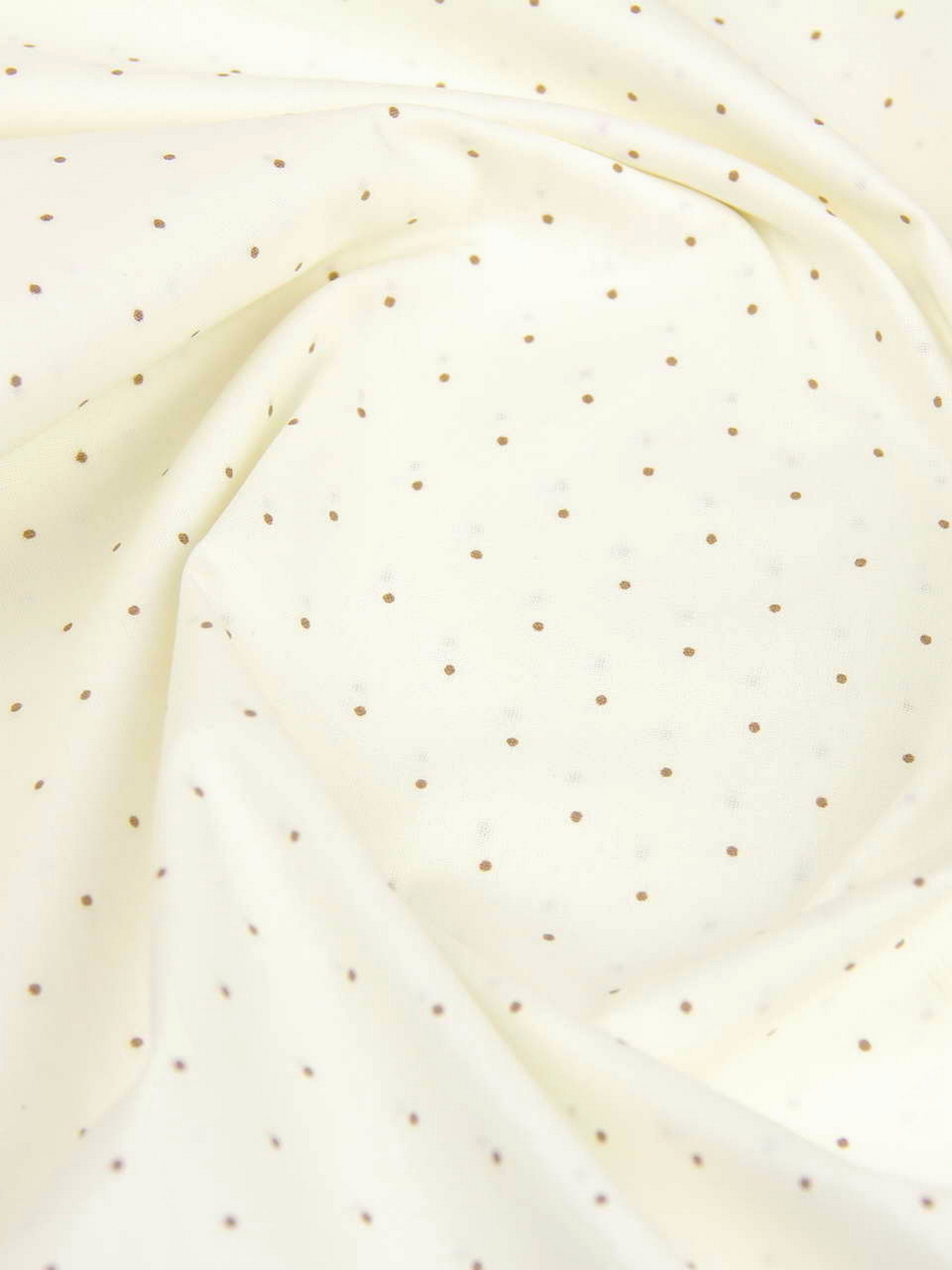 Простынь на резинке ранфорс MINI DOTS Cosas модель DotsGreyMilk_120 Фото