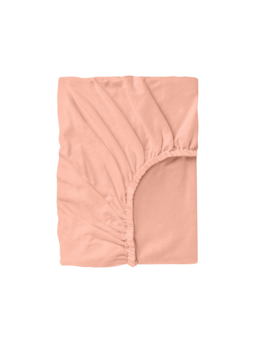 Простынь на резинке фланель PEACH Cosas модель Flannel_03Peach_60x120x12 Фото