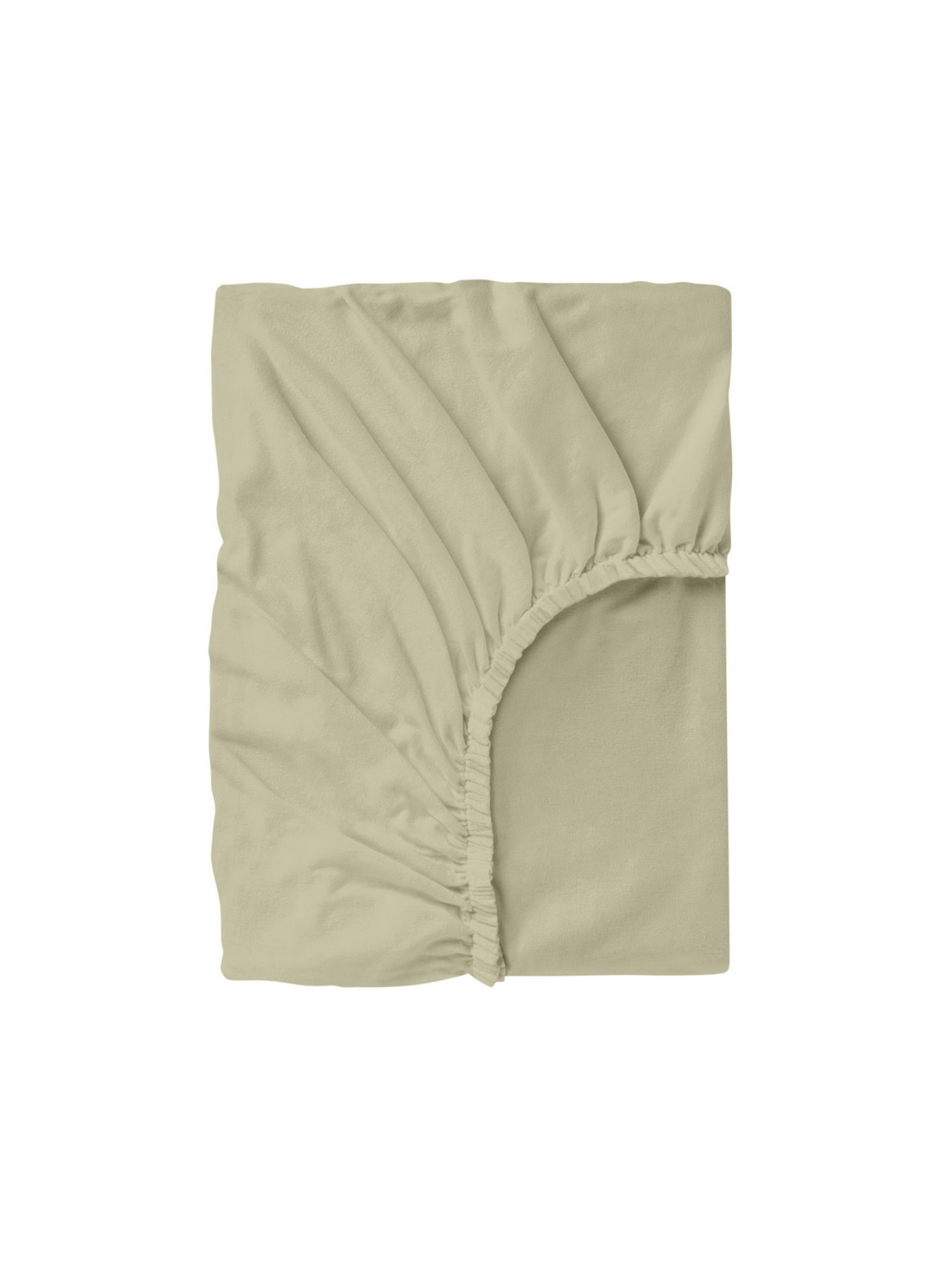 Простынь на резинке фланель OLIVE Cosas модель Flannel_05Olive_60x120x12 Фото