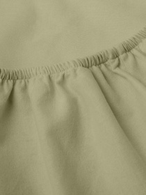 Простынь на резинке фланель OLIVE Cosas модель Flannel_05Olive_60x120x12 Фото