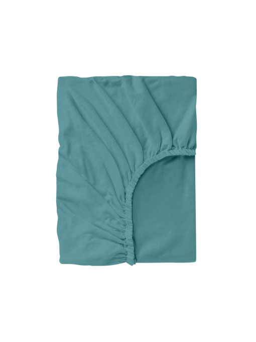 Простынь на резинке фланель AZURE Cosas модель Flannel_68Azure_60x120x12 Фото