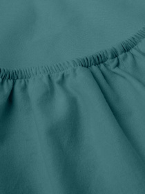 Простынь на резинке фланель AZURE Cosas модель Flannel_68Azure_60x120x12 Фото