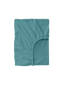 Простынь на резинке фланель AZURE Cosas модель Flannel_68Azure_60x120x12 Фото