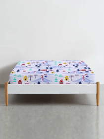Простынь на резинке фланель SNOWMAN Cosas модель Flannel_Snowman_60x120x12 Фото