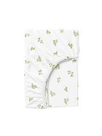 Простынь на резинке ранфорс OLIVE LEAF Cosas модель FoliageWillowGreen_120 Фото