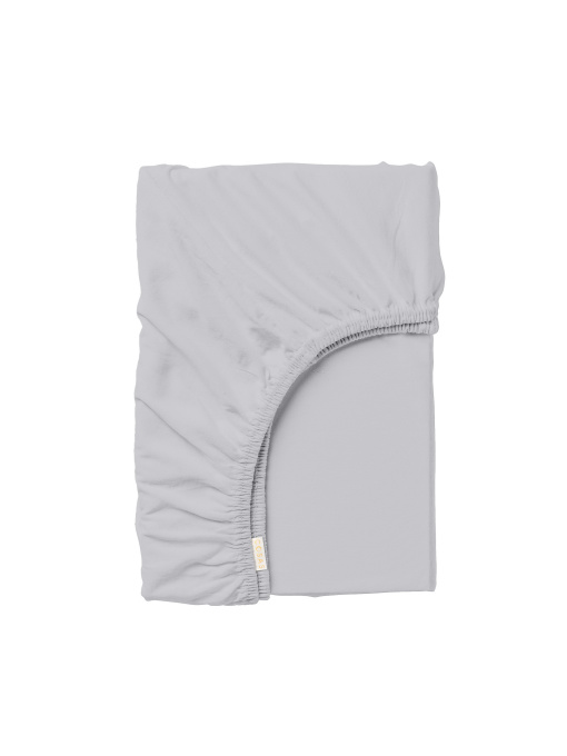 Простынь на резинке ранфорс SMOKY Cosas модель Ranfors52_Grey_70x140x12 Фото
