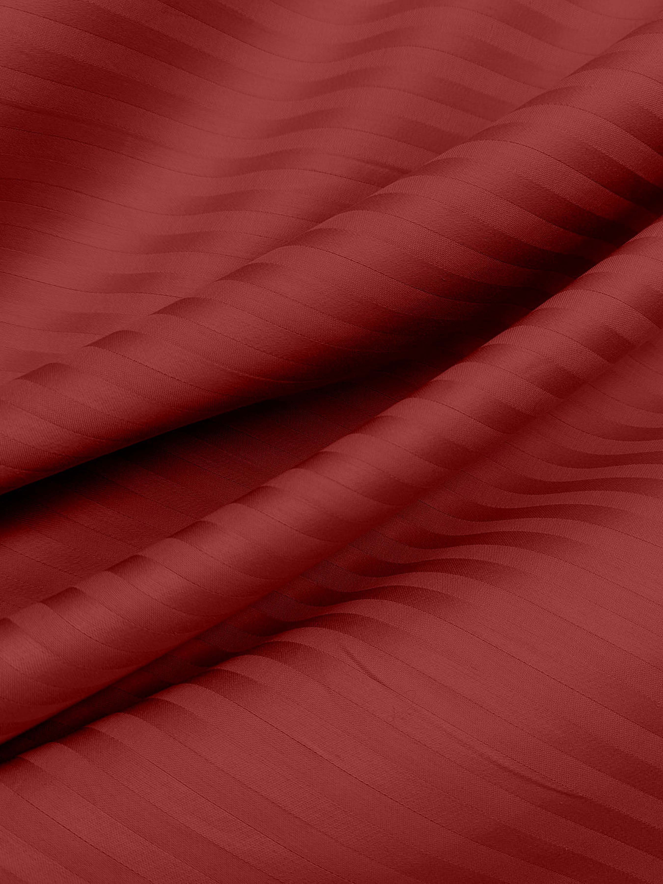 Простынь на резинке страйп сатин BURGUNDY Cosas модель StrSatin_13Burgundy_60х120х12 Фото
