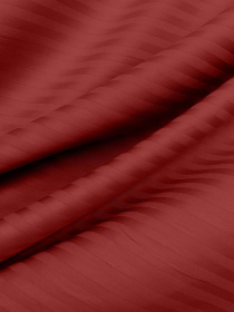 Простынь на резинке страйп сатин BURGUNDY Cosas модель StrSatin_13Burgundy_60х120х12 Фото