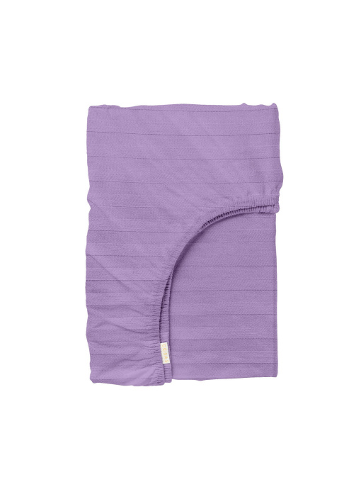 Простирадло на резинці страйп сатин AMETHYST Cosas модель StrSatin_24Amethyst_60х120х12 Фото
