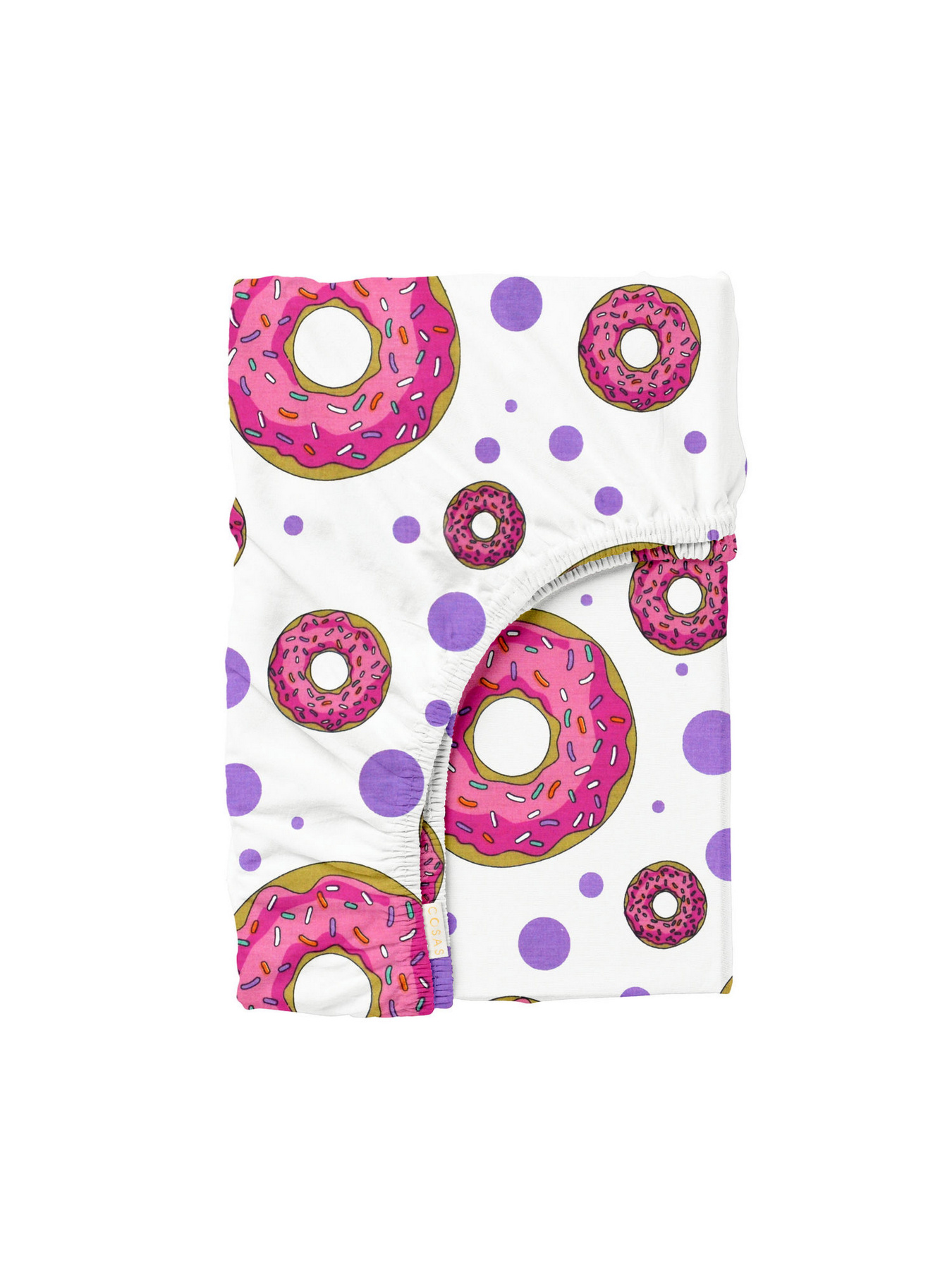 Простынь на резинке ранфорс SWEET DONUT Cosas модель SweetDonut_120 Фото