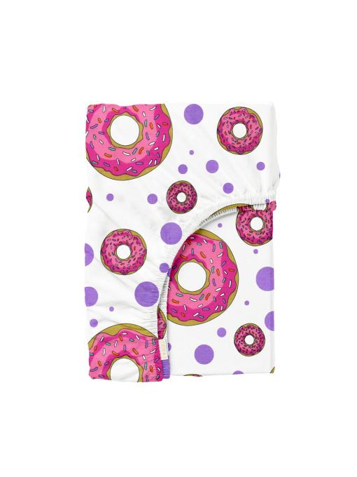 Простынь на резинке ранфорс SWEET DONUT Cosas модель SweetDonut_120 Фото