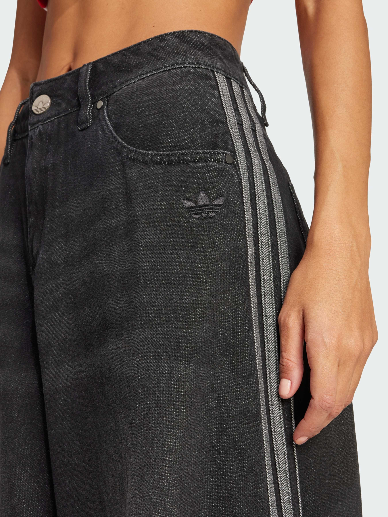 Джинсы Adidas Adicolor модель JV7453 Фото