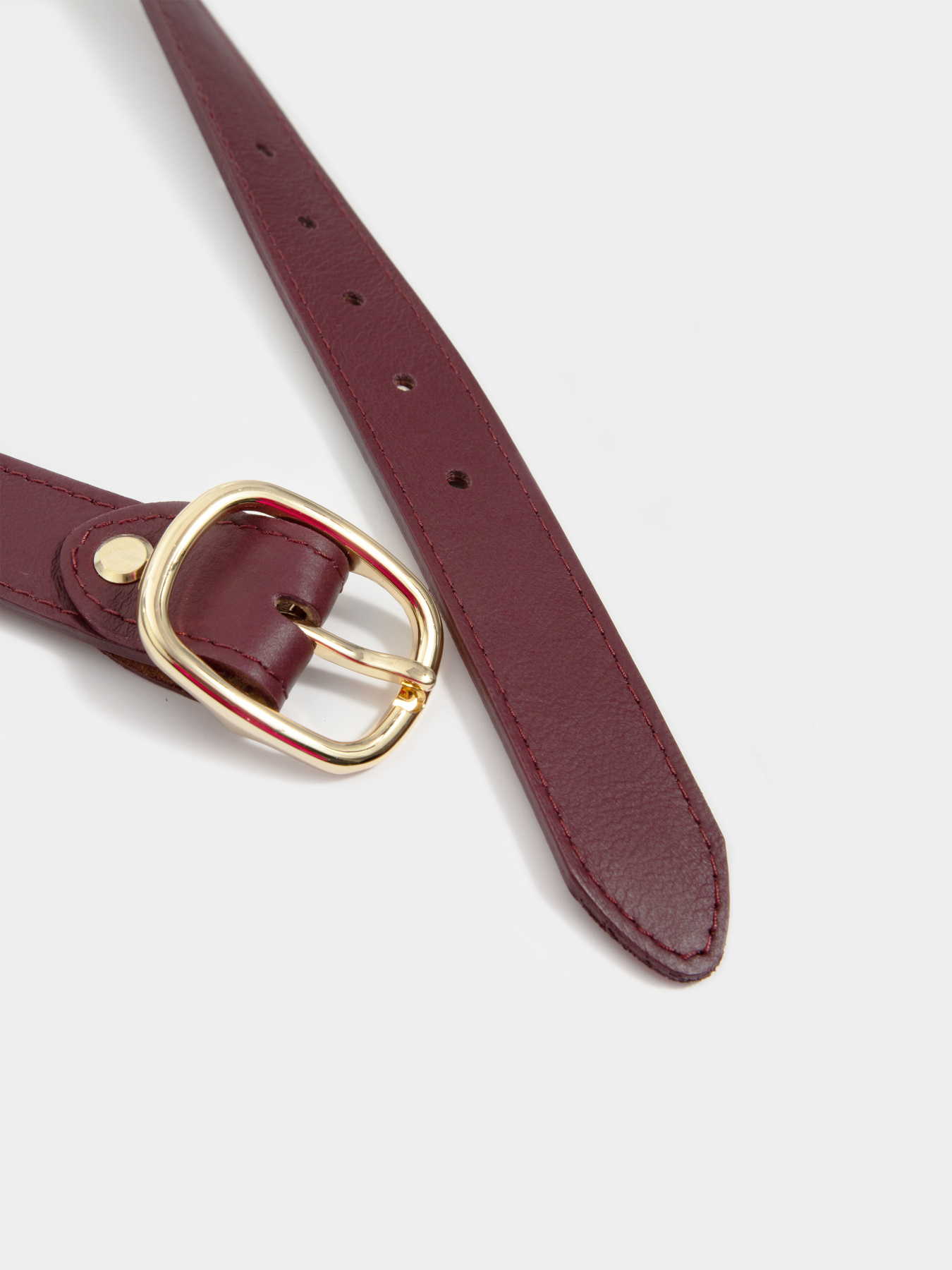Ремені URBAN TRACE модель UT-W-61-3.0_burgundy_gold Фото