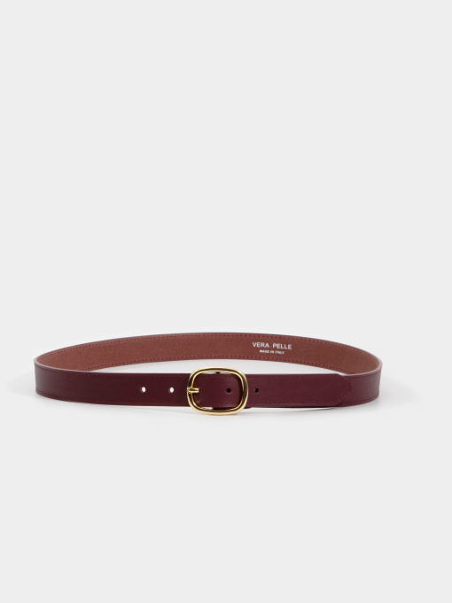 Ремені URBAN TRACE модель UT-W-61-3.0_burgundy_gold Фото