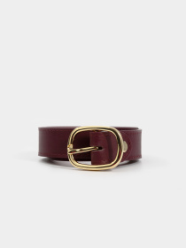 Ремені URBAN TRACE модель UT-W-61-3.0_burgundy_gold Фото