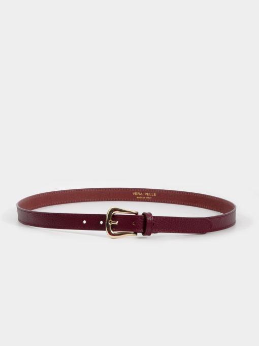 Ремені URBAN TRACE модель UT-W-64-2.5_burgundy_gold Фото
